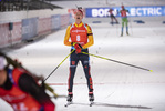 05.12.2020, xkvx, Biathlon IBU Weltcup Kontiolahti, Verfolgung Herren, v.l. Benedikt Doll (Germany) im Ziel / in the finish