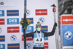 13.01.2022, xkvx, Biathlon IBU World Cup Ruhpolding, Sprint Men, v.l. Anton Smolski (Belarus) bei der Siegerehrung / at the medal ceremony