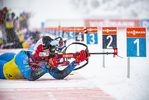 12.01.2020, xkvx, Biathlon IBU Weltcup Oberhof, Training Damen und Herren, v.l. Fabien Claude (France)  / 