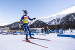 20.01.2021, xkvx, Biathlon IBU Weltcup Antholz, Training Damen und Herren, v.l. Tommaso Giacomel (Italy)  / 