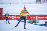 20.01.2021, xkvx, Biathlon IBU Weltcup Antholz, Training Damen und Herren, v.l. Benedikt Doll (Germany)  / 