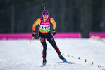 27.01.2021, xtwx, Biathlon IBU European Championships Duszniki Zdroj, Einzel Damen, v.l. Elisabeth Schmidt (Germany)  /