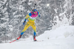 29.01.2021, xtwx, Biathlon IBU European Championships Duszniki Zdroj, Sprint Herren, v.l. Torstein Stenersen (Sweden)  / 