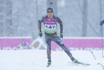 29.01.2021, xtwx, Biathlon IBU European Championships Duszniki Zdroj, Sprint Herren, v.l. Asset Dyussenov (Kazakhstan) in Aktion / in action competes