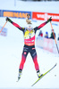 14.02.2021, xkvx, Biathlon IBU World Championships Pokljuka, Verfolgung Damen, v.l. Tiril Eckhoff (Norway) gewinnt die Goldmedaille / wins the gold medal