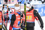 05.03.2020, xsoex, Biathlon IBU Weltcup NoveMesto na Morave, Staffel Herren, v.l. Tarjei Boe (Norway) im Ziel / in the finish