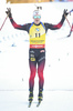 07.03.2020, xsoex, Biathlon IBU Weltcup NoveMesto na Morave, Verfolgung Herren, v.l. Johannes Thingnes Boe (Norway) im Ziel / in the finish