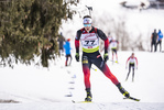 10.03.2020, xkvx, Biathlon IBU Cup Obertilliach, Einzel Herren, v.l. Sverre Dahlen Aspenes (Norway)  / 