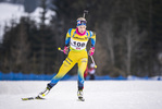 12.03.2020, xkvx, Biathlon IBU Cup Obertilliach, Sprint Damen, v.l. Anna Hedstrom (Sweden)  / 