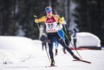 13.03.2020, xkvx, Biathlon IBU Cup Obertilliach, Sprint Herren, v.l. David Zobel (Germany)  / 