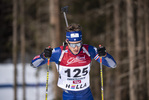 13.03.2020, xkvx, Biathlon IBU Cup Obertilliach, Sprint Herren, v.l. David Zingerle (Italy)  / 
