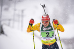 14.03.2020, xkvx, Biathlon IBU Cup Obertilliach, Mixed-Staffel, v.l. Hanna Kebinger (Germany)  / 