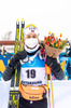19.03.2021, xkvx, Biathlon IBU World Cup Oestersund, Sprint Damen, v.l. Ingrid Landmark Tandrevold (Norway) nach der Siegerehrung / after the medal ceremony