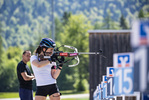 03.06.2021, xkvx, Biathlon Training Ruhpolding, v.l. Marion Deigentesch (Germany) in aktion am Schiessstand at the shooting range