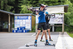 24.06.2021, xkvx, Biathlon Training Oberhof, v.l. Darius Lodl (Germany) in aktion am Schiessstand at the shooting range