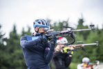 24.06.2021, xkvx, Biathlon Training Oberhof, v.l. Erik Lesser (Germany) in aktion am Schiessstand at the shooting range