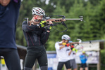 24.06.2021, xkvx, Biathlon Training Oberhof, v.l. Justus Strelow (Germany) in aktion am Schiessstand at the shooting range