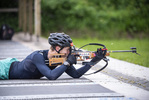 24.06.2021, xkvx, Biathlon Training Oberhof, v.l. Moritz Seeber (Germany) in aktion am Schiessstand at the shooting range