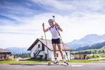 27.06.2021, xkvx, Biathlon Training Lavaze, v.l. Emilie Aagheim Kalkenberg (Norway) in aktion in action competes