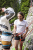 28.06.2021, xkvx, Biathlon Training SeiserAlm, v.l. Vanessa Voigt (Germany), Thomas Huber  