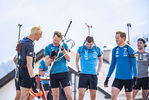 03.07.2021, xkvx, Biathlon Training Lavaze, v.l. Vetle Sjaastad Christiansen (Norway), Tarjei Boe (Norway), Sturla Holm Laegreid (Norway), Johannes Dale (Norway)  