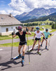 10.07.2021, xkvx, Biathlon Training Lavaze, v.l. Maren Hammerschmidt (Germany), Vanessa Hinz (Germany), Vanessa Voigt (Germany)  
