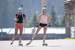 21.07.2021, xkvx, Biathlon Training Ruhpolding, v.l. Lea Zimmermann (Germany), Iva Moric (Germany)  