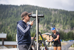 29.07.2021, xkvx, Biathlon Training Arber, v.l. Teammanager Bernd Eisenbichler (Germany)  