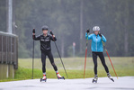 05.08.2021, xkvx, Biathlon Training Ruhpolding, v.l. Leni Dietersberger (Germany), Antonia Reitmaier (Germany)  