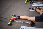 12.08.2021, xkvx, Biathlon Training Oberhof, v.l. Benjamin Weger (Switzerland) / Marwe Skiroller / Alpina Schuhe  