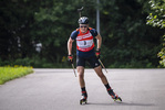 12.08.2021, xkvx, Biathlon Training Oberhof, v.l. Laurin Fravi (Switzerland)  