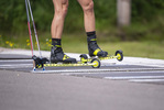 12.08.2021, xkvx, Biathlon Training Oberhof, v.l. Niklas Hartweg (Switzerland) / Marwe Skiroller / Fischer Schuhe  
