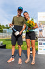 15.08.2021, xkvx, City Biathlon Wiesbaden 2021, v.l. Darius Lodl (Germany), Luise Mueller (Germany)  / 