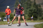 24.08.2021, xkvx, Biathlon Training Bessans, v.l. Justine Braisaz-Bouchet (France)  