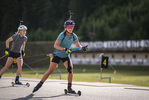 24.08.2021, xkvx, Biathlon Training Bessans, v.l. Anais Chevalier-Bouchet (France)  