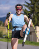 27.08.2021, xkvx, Biathlon Training Font Romeu, v.l. Vanessa Voigt (Germany) / SRB Skiroller / Erik Roller (Germany) Skies / Salomon Schuhe / Boots / OneWay  