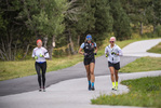 30.08.2021, xkvx, Biathlon Training Font Romeu, v.l. Janina Hettich (Germany), Vanessa Hinz (Germany), Karolin Horchler (Germany)  