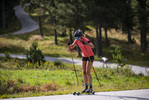 31.08.2021, xkvx, Biathlon Training Font Romeu, v.l. Vanessa Hinz (Germany)  
