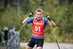 11.09.2021, xkvx, Biathlon Deutsche Meisterschaften Arber, Sprint Herren, v.l. Patryk Bryn (Poland)  