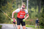 11.09.2021, xkvx, Biathlon Deutsche Meisterschaften Arber, Sprint Herren, v.l. Johannes Kuehn (Germany)  