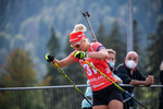 11.09.2021, xkvx, Biathlon Deutsche Meisterschaften Arber, Sprint Damen, v.l. Karolin Horchler (Germany)  