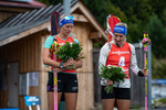 11.09.2021, xkvx, Biathlon Deutsche Meisterschaften Arber, Sprint Damen, v.l. Vanessa Hinz (Germany), Anna Weidel (Germany)  