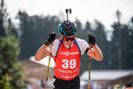 12.09.2021, xkvx, Biathlon Deutsche Meisterschaften Arber, Verfolgung Herren, v.l. Johan Werner (Germany)  
