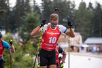 12.09.2021, xkvx, Biathlon Deutsche Meisterschaften Arber, Verfolgung Herren, v.l. Dominic Schmuck (Germany)  