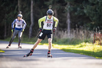01.10.2021, xkvx, Biathlon, Deutschlandpokal Altenberg, Sprint - maennlich, v.l. Luca Tizian Eberhardt (Germany)