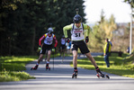 01.10.2021, xkvx, Biathlon, Deutschlandpokal Altenberg, Sprint - maennlich, v.l. Luca Tizian Eberhardt (Germany)