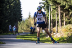 01.10.2021, xkvx, Biathlon, Deutschlandpokal Altenberg, Sprint - maennlich, v.l. Noah Schuettler (Germany)