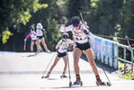 01.10.2021, xkvx, Biathlon, Deutschlandpokal Altenberg, Sprint - weiblich, v.l. Elisabeth Stuffer (Germany)