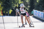 01.10.2021, xkvx, Biathlon, Deutschlandpokal Altenberg, Sprint - weiblich, v.l. Lea Zerrer (Germany)
