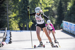 01.10.2021, xkvx, Biathlon, Deutschlandpokal Altenberg, Sprint - weiblich, v.l. Lea Zerrer (Germany)